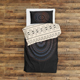 Dark Mandala & Light Aztec Çift Taraflı Nevresim Takımı