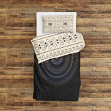 Dark Mandala & Light Aztec Çift Taraflı Nevresim Takımı