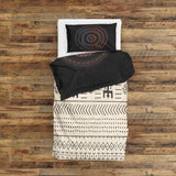 Dark Mandala & Light Aztec Çift Taraflı Nevresim Takımı