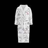 All Tracks White / Formula 1 Pistleri Bornoz