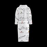 All Tracks White / Formula 1 Pistleri Bornoz