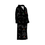 All Tracks Black / Formula 1 Pistleri Bornoz