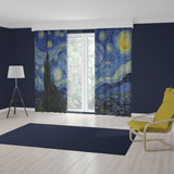The Starry Night - Yıldızlı Gece Fon Perde