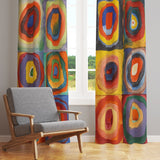 Color Study, Squares with Concentric Circles Fon Perde