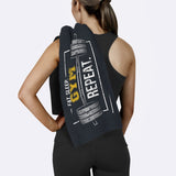 Eat Sleep Gym Repeat / Siyah Spor Havlusu