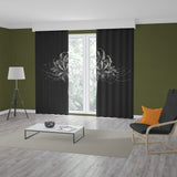 Gray Flower Fon Perde