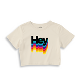 Hey Crop Tişört