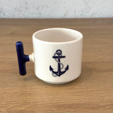 SAILOR - Çapa T Lacivert Kulplu Bardak