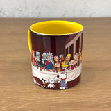 Champions Last Supper Sarı Kulplu Bardak