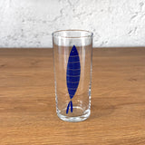 Blue Fish / Mavi Balık Baskılı Paşabahçe Rakı Kadehi