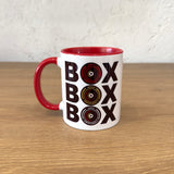 Box Box Box Kırmızı Kulplu Bardak