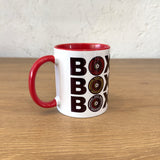 Box Box Box Kırmızı Kulplu Bardak