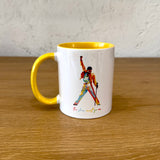 Freddie Mercury Sarı Kulplu Bardak