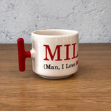 MILF / Man I Love Ferrari Kırmızı T Kulplu Bardak