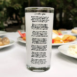 Çocuklar Gibi / Şiir Baskılı Paşabahçe Rakı Kadehi
