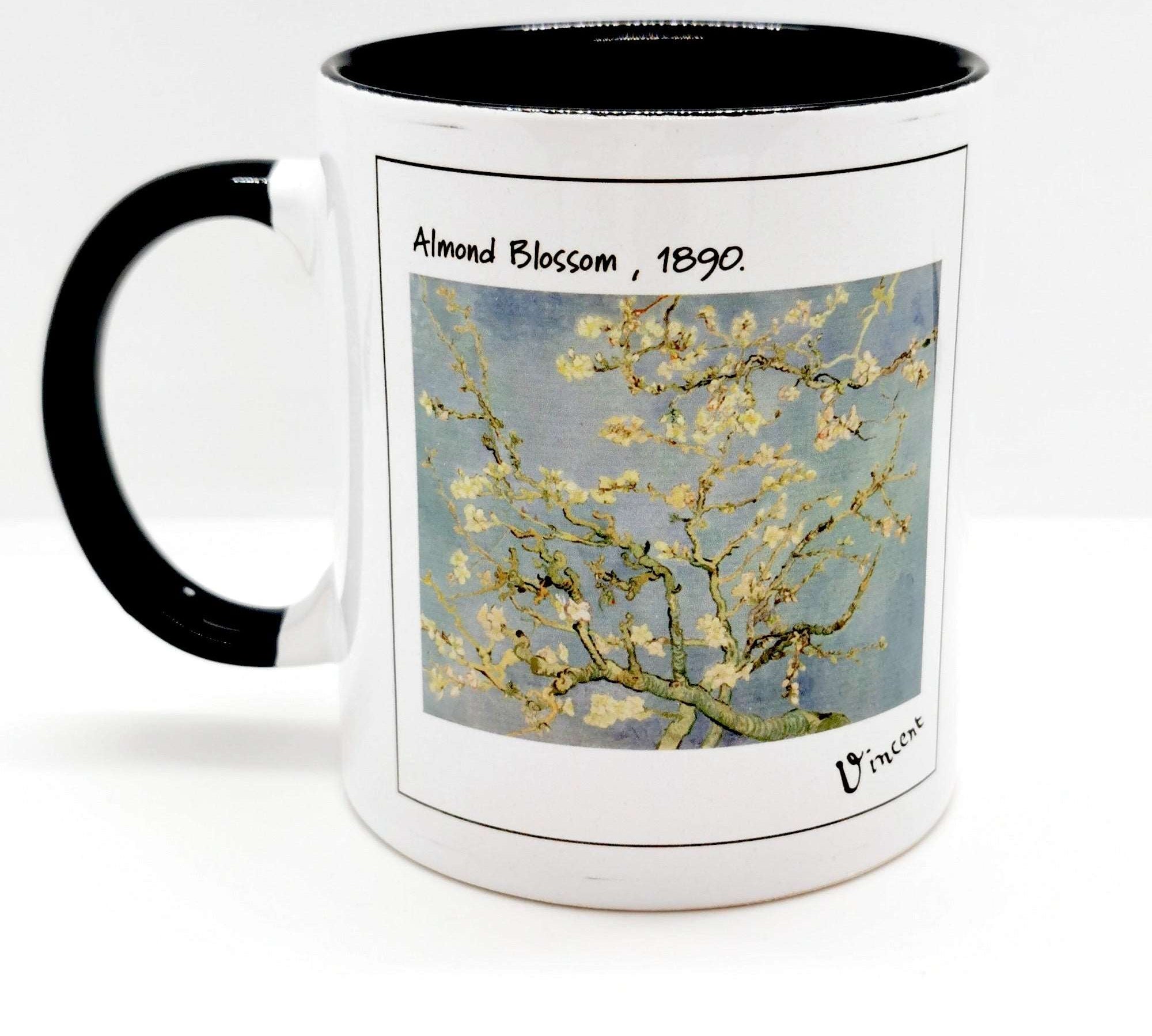 Almond Blossoms - Çiçek Açan Badem Ağacı Kulplu Bardak