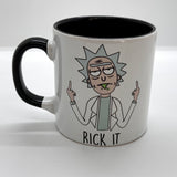 Rick It Siyah Kulplu Bardak