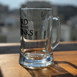 The Lord of the Drinks / Baskılı Paşabahçe Kulplu Bira Bardağı