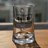 Beer - Element / Yazılı Paşabahçe Kulplu Bira Bardağı