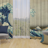 The Great Wave of Kanagawa Fon Perde