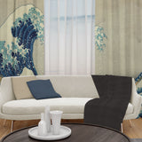 The Great Wave of Kanagawa Fon Perde