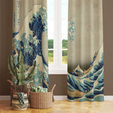 The Great Wave of Kanagawa Fon Perde