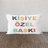 Kişiye Özel 30cm x 50cm Çift Taraflı Kırlent Kılıfı