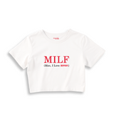 MILF / Man I Love Ferrari Crop Tişört