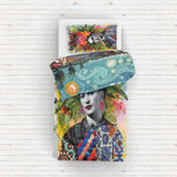 Crazy Night / Floral Frida Çift Taraflı Nevresim Takımı