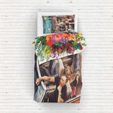 Crazy Night / Floral Frida Çift Taraflı Nevresim Takımı