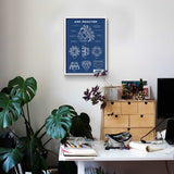 Arc Reactor Blueprint Poster