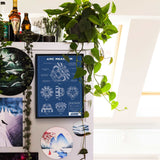Arc Reactor Blueprint Poster