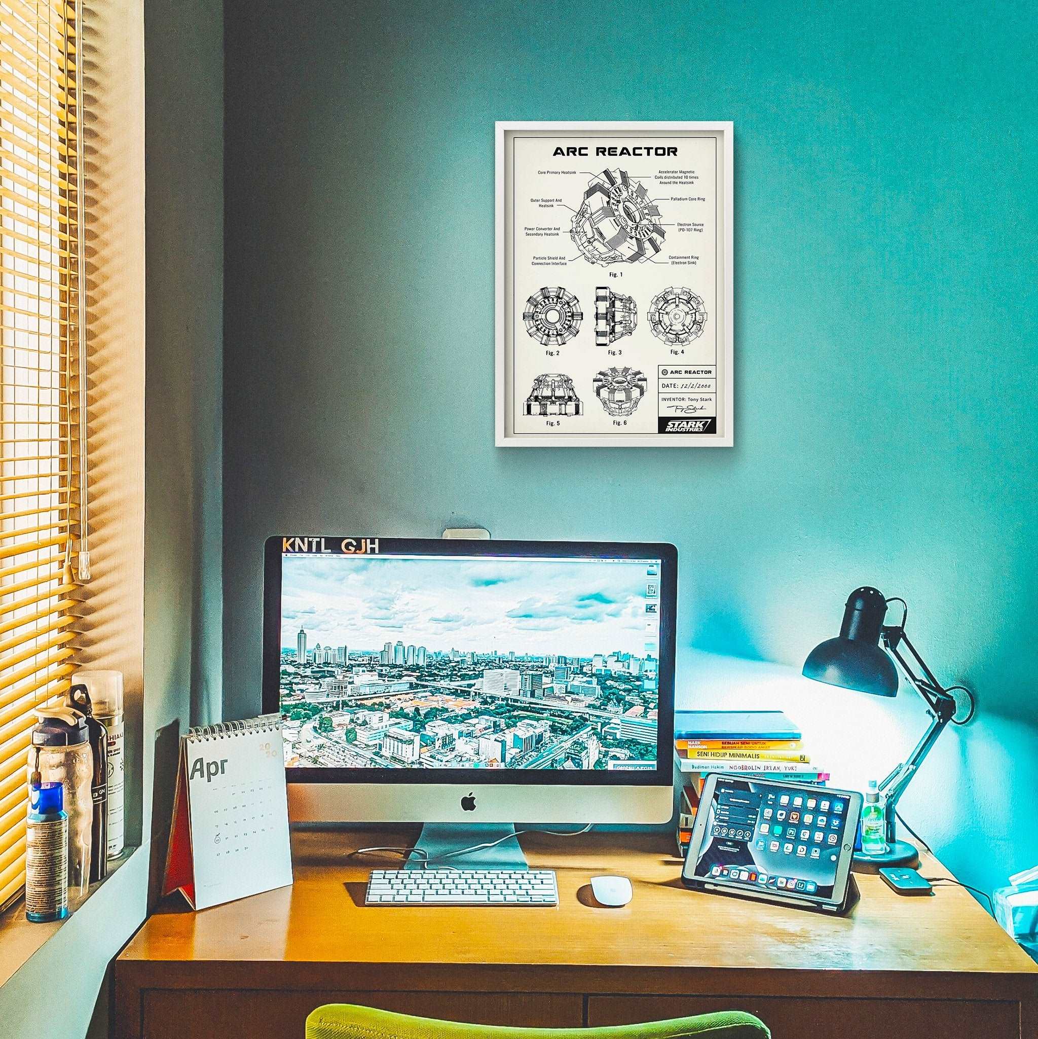 Arc Reactor Ivory Poster