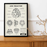 Arc Reactor Ivory Poster