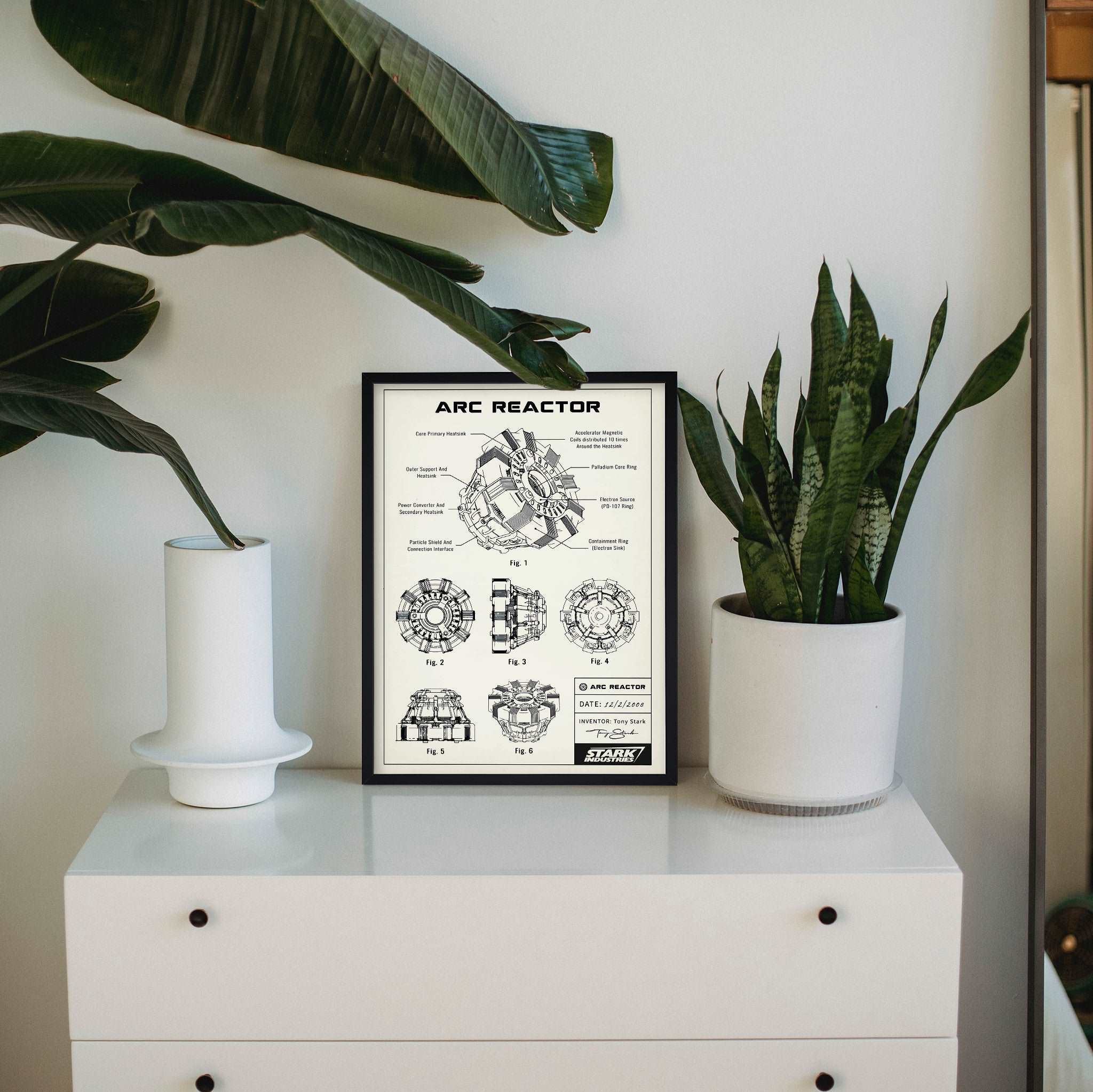 Arc Reactor Ivory Poster