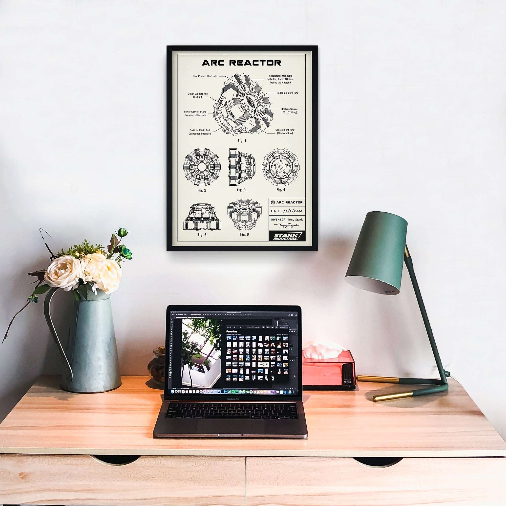 Arc Reactor Ivory Poster