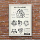 Arc Reactor Ivory Poster