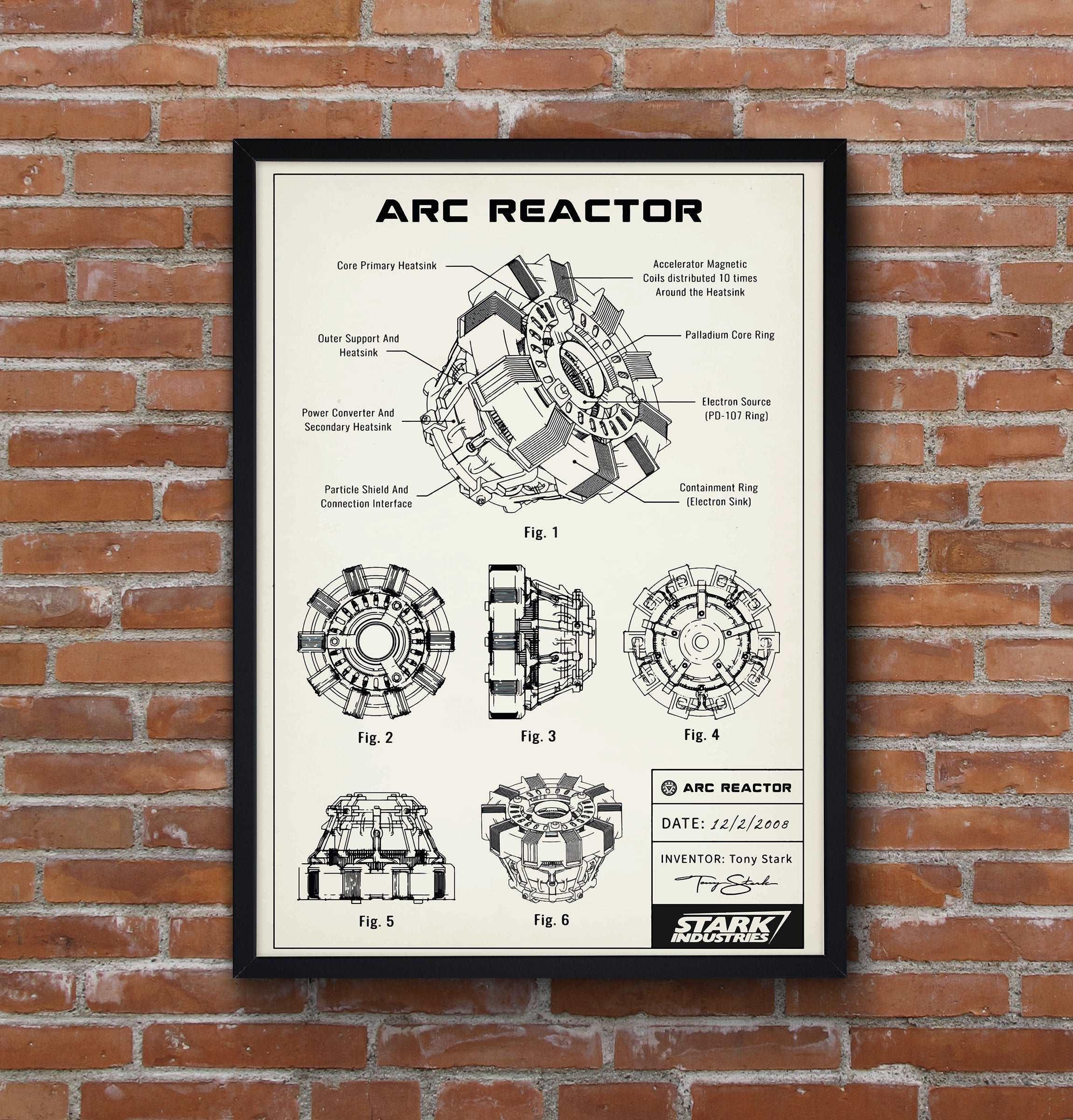 Arc Reactor Ivory Poster