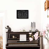 Basketball Court Chalkboard Poster