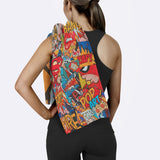 Pop Art - Çizgi Romanlı Spor Havlusu