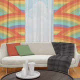 Rainbows / Rengarenk Desenli Fon Perde