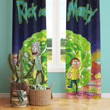 Rick and Morty Portal Fon Perde