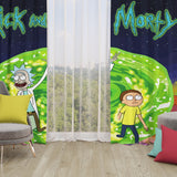 Rick and Morty Portal Fon Perde