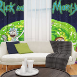 Rick and Morty Portal Fon Perde