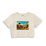 Breaking Bad / Rick and Morty Crop Tişört