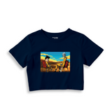 Breaking Bad / Rick and Morty Crop Tişört