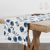 Blue Roses Runner Örtü