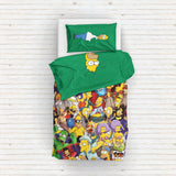 Homer Simpson & Simpsons Çift Taraflı Nevresim Takımı