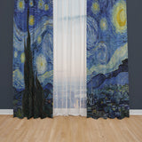 The Starry Night - Yıldızlı Gece Fon Perde