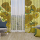 Sunflowers - Ayçiçekleri Fon Perde